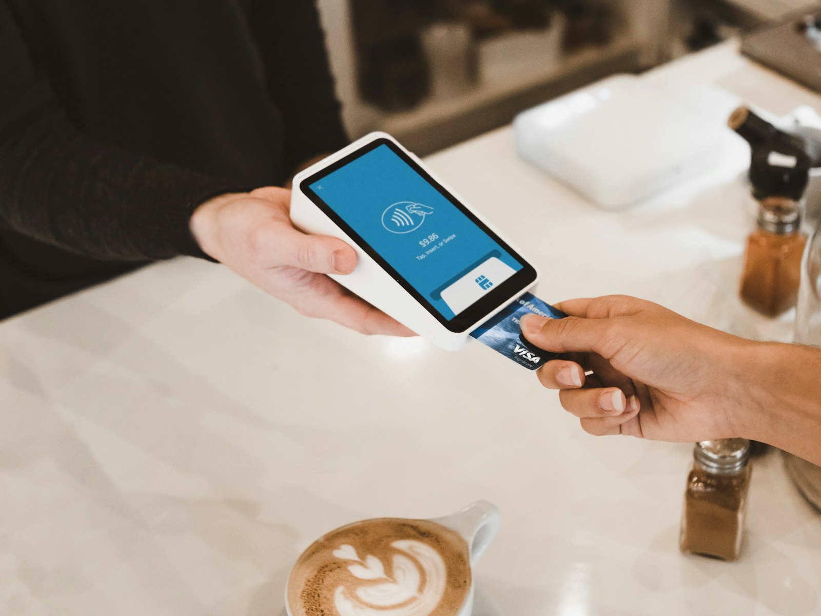 Encaissement digital sur terminal de paiement mobile